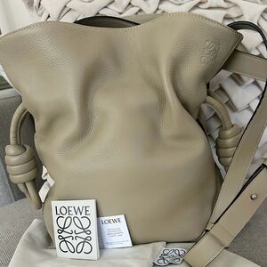 Loewe Flamenco Bag, Medium, Sand, with dust bag, Nappa leather